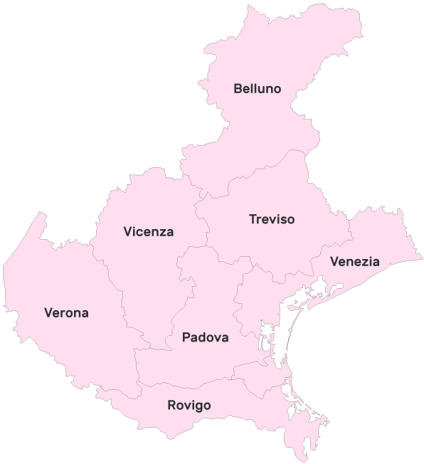mappa Veneto